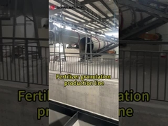 3-5T / H سعة خط إنتاج الأسمدة القرص Granulator مع تصنيع الحبيبات