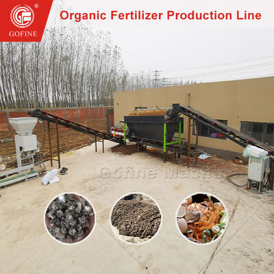 معدات خط إنتاج الأسمدة الكاملة لتحويل نفايات البلدية إلى سماد