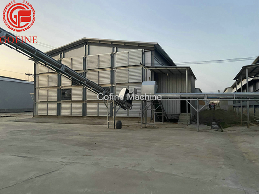 110KW معدات تخمير الأسمدة العضوية أسطواني الكربون الصلب خزان السماد